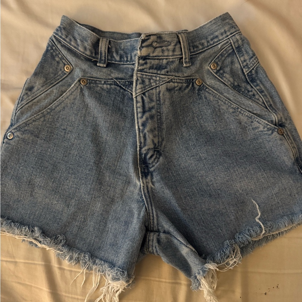 Denim High-Waisted Women's Shorts